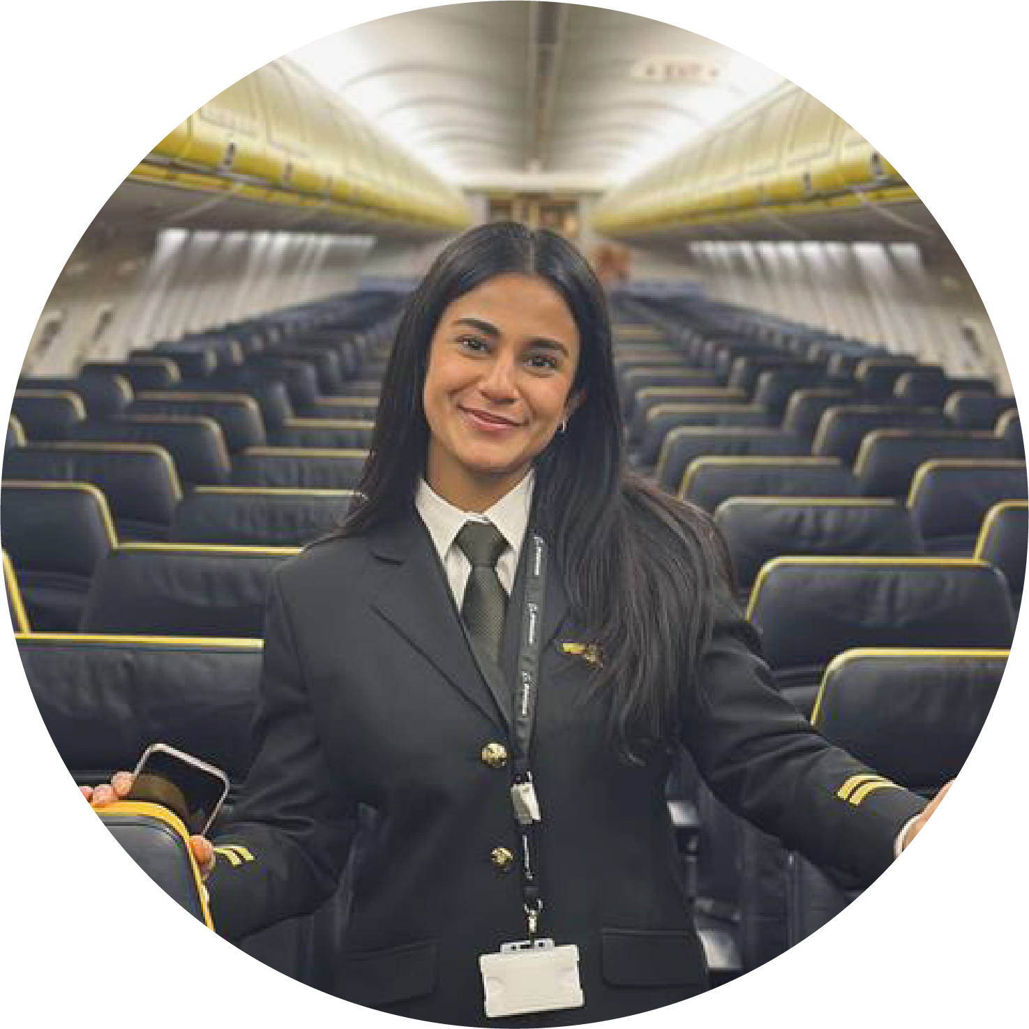 Ambrine Ballou, copilote 737