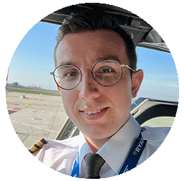 Hugo Marques Costa, copilote 737