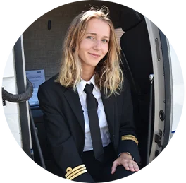 Pauline Foubart, copilote A320