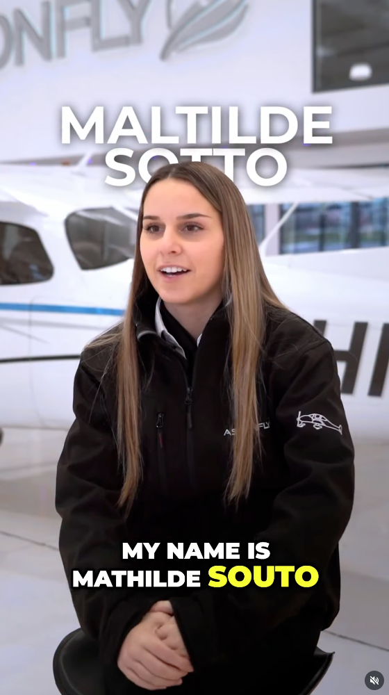 Témoignage vidéo de Mathilde Souto, élève pilote Astonfly